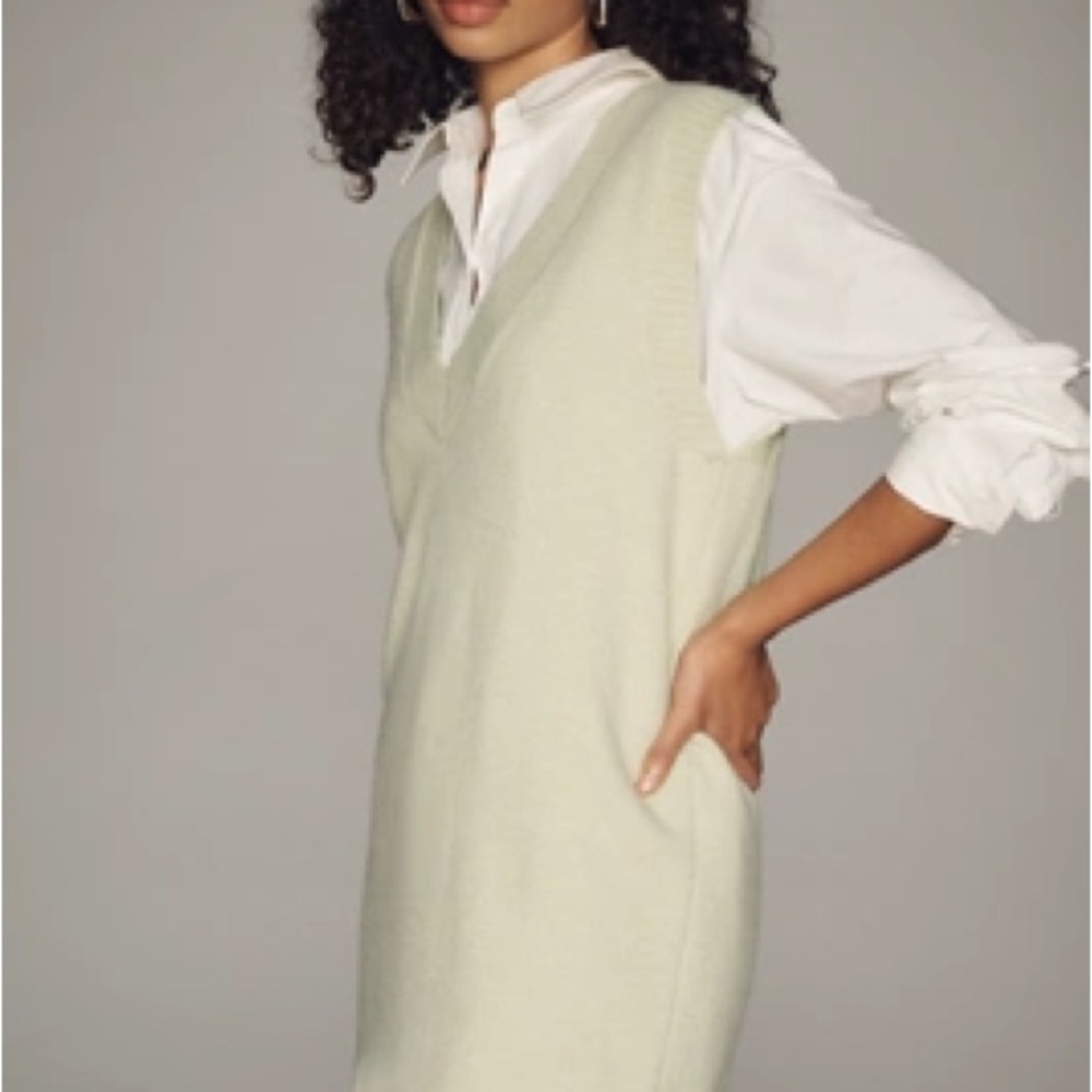 SUNDAY IN BROOKLYN SWEATER VEST MINI DRESS